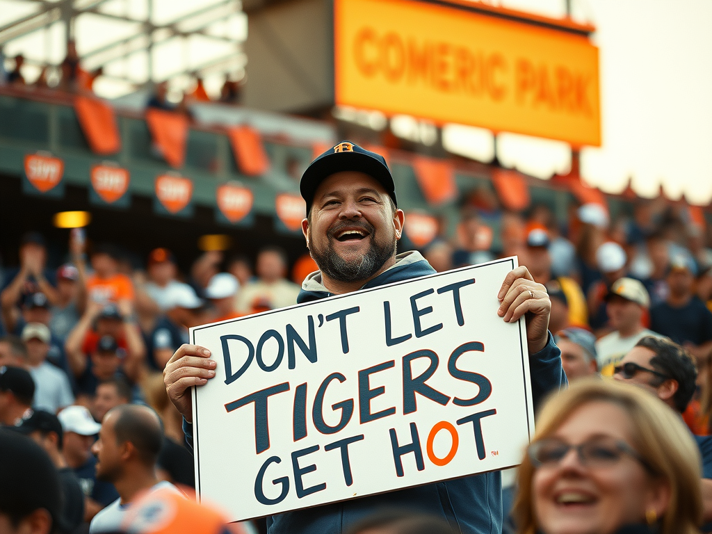 Tigers Superfan Inspires Team with Viral Signs 1 image 138