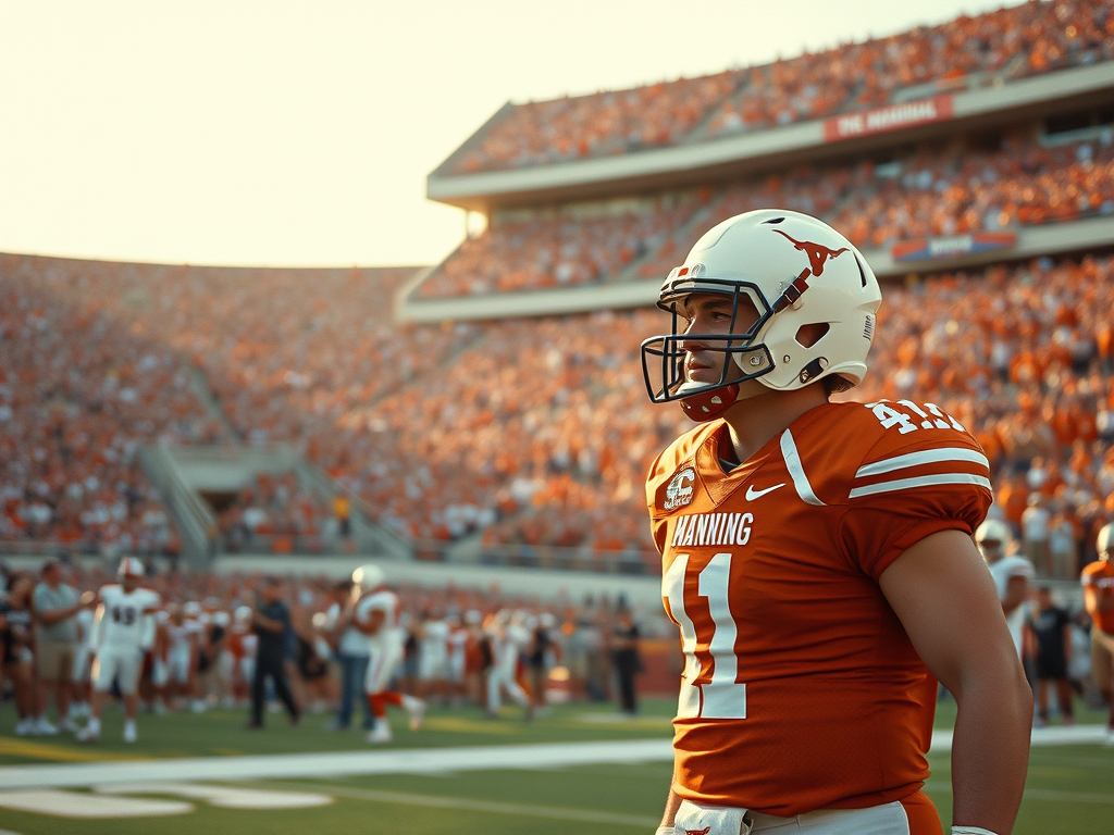 Texas' Quarterback Controversy: Ewers vs Manning Explained 1 image 460