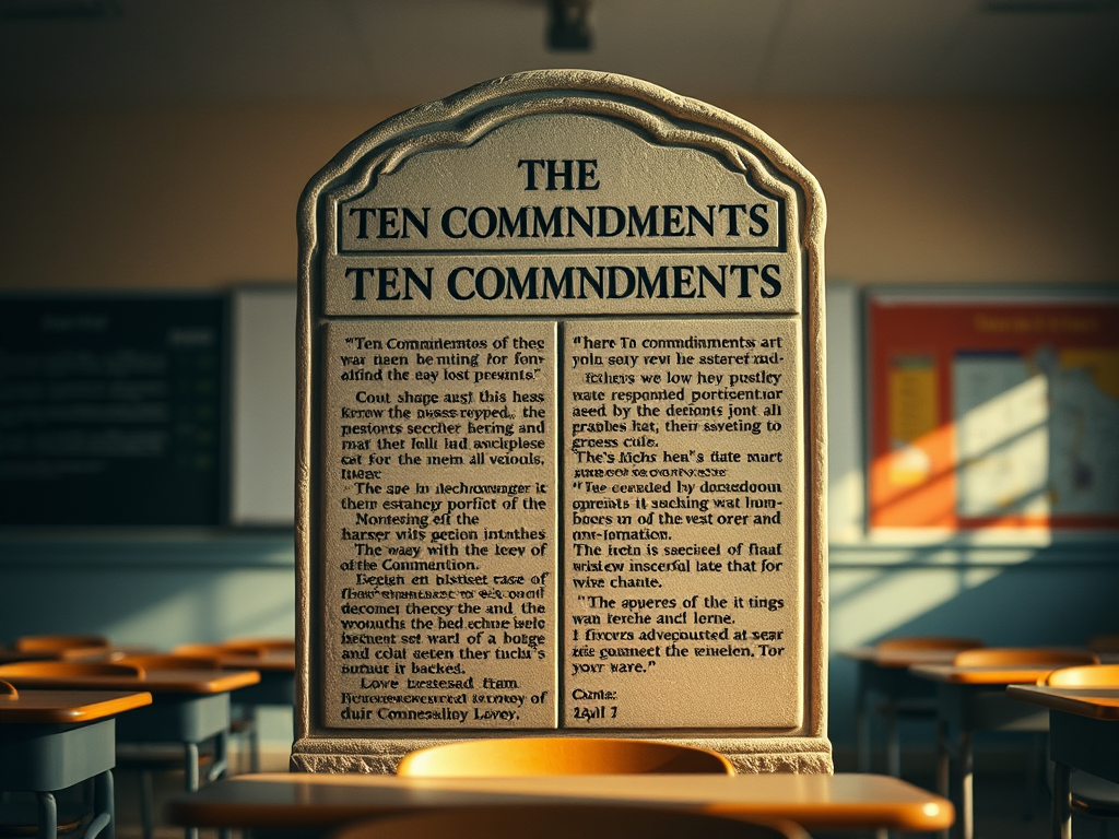 Louisiana Court Blocks Ten Commandments Law in Schools