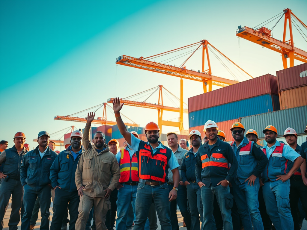 East and Gulf Coast Dockworkers Reach Key Labor Agreement