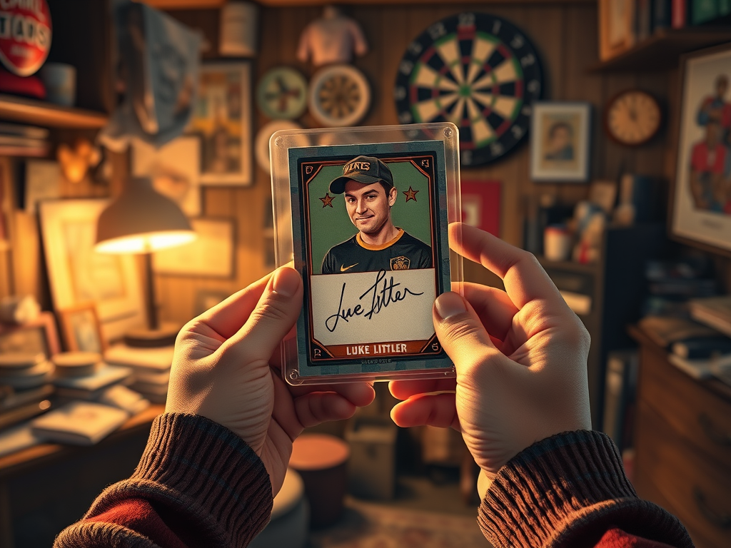 Winning Big: A Collector’s Journey with Luke Littler’s Trading Card