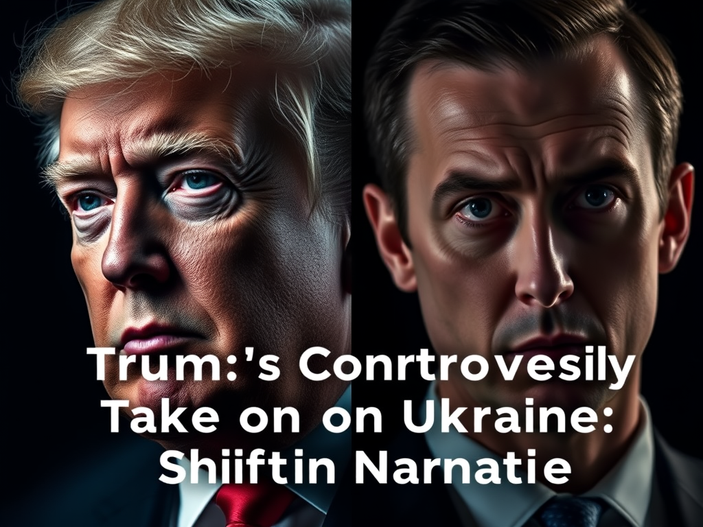 Trump’s Controversial Take on Ukraine: A Shift in Narrative