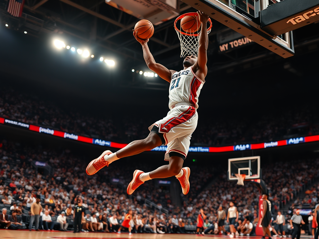 NBA’s Tallest Player Without a Dunk: Caleb Houstan