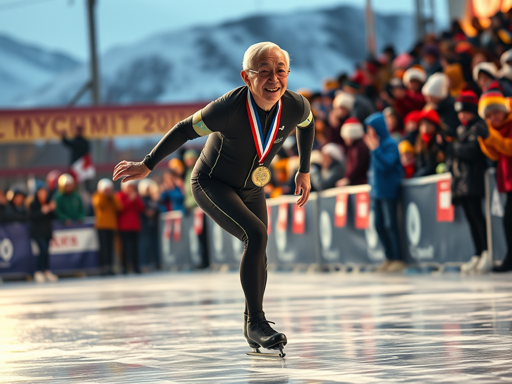At 95, Iichi Marumo: The World’s Oldest Competitive Speedskater