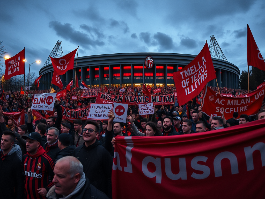AC Milan Fans Protest Leadership Failures