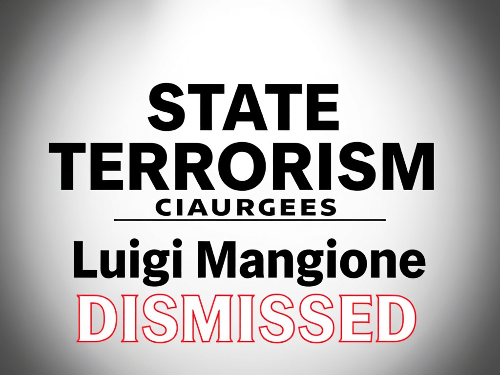state terrorism charges against luigi mangione are dismissed