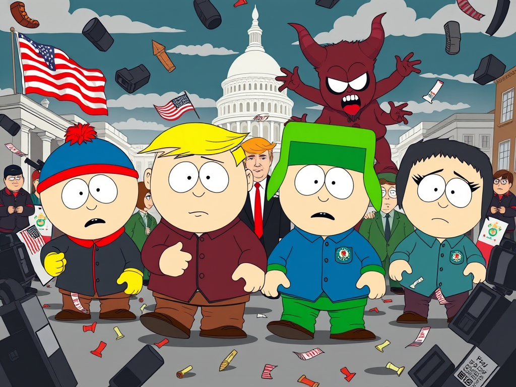 South Park’s Bold Political Satire in 2025