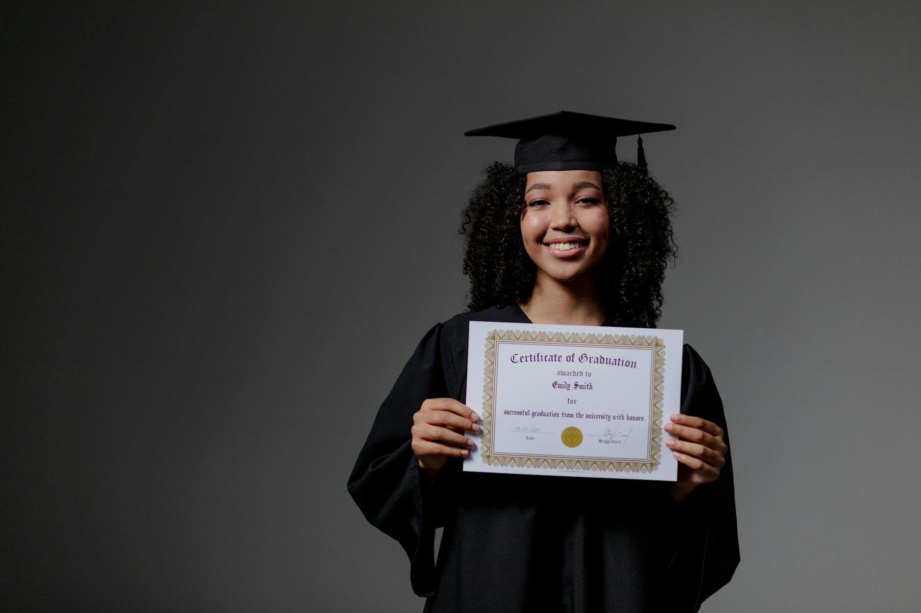 Group of Hawaii Island students hold scholarship award certificates.