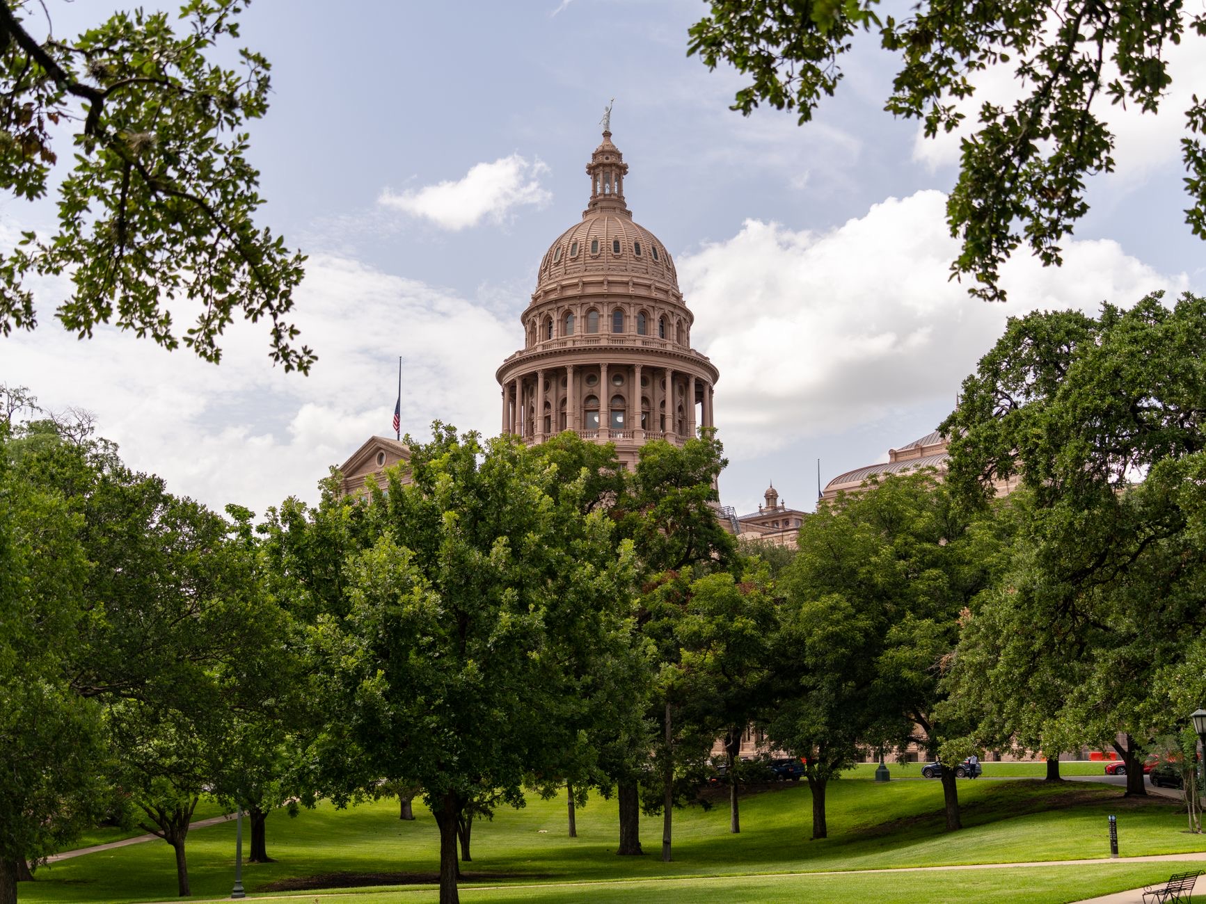 A Texas public school district building represents the renewed legal debate over recapture funding and local control.